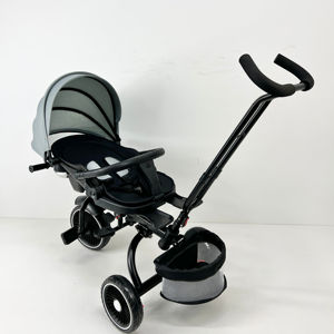 Nuevas ruedas <span class=keywords><strong>de</strong></span> PU <span class=keywords><strong>de</strong></span> tres ruedas para niños del fabricante WQL Push Baby Cart Safety Guardrail Music para 2-7 triciclos para niños - Product Image 5