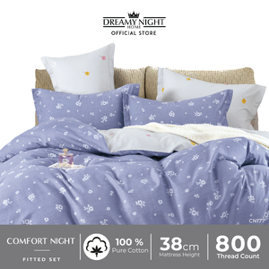 Confort nuit 100% coton moderne drap housse ensemble Super taille unique écologique 800 fils compte doux Durable literie pour - Product Image 4