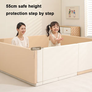 Corralito Infantil <span class=keywords><strong>para</strong></span> Juegos, Combinación de Corralito y Barrera de Seguridad, Barrera Blanca <span class=keywords><strong>para</strong></span> Bebés, Corralito Suave - Product Image 2