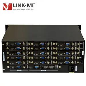 LINK-MI 16通道多查看器16x1 HDMI + VGA + CVBS 1080p高清视频合成器16进1出视频开关多路复用器