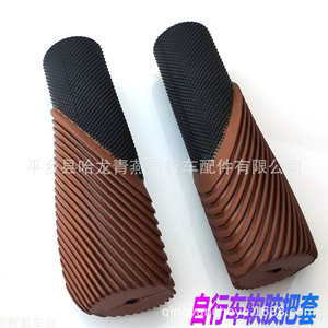 ปลอกแฮนด์จักรยานยางนุ่ม 12 ซม. สีน้ำตาลเข้ม สำหรับจักรยานครุยเซอร์ - Product Image 2