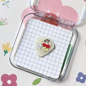 Nouvelles plectres Crayon Shin-Chan, série pailletée, épaisseur 20 mm, plectres pour guitare électrique basse, personnalisables, édition limitée - Product Image 4