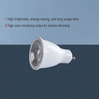 Projecteur LED GU10 de qualité supérieure à haute luminosité avec profil en aluminium, coupelle de downlight intégrée, options 3W/5W/7W, IRC 80, garantie 3 ans