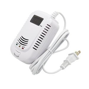 Gaz sızıntı dedektörü LPG gaz alarmı LCD ekran pil yedekleyin DC 9V röle çıkışı - Product Image 2