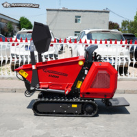 Diesel-Selbstlader-Minidumper, kleiner Baggerlader, kompakter Baustellen-Dumper für Bau- und Landschaftsbau