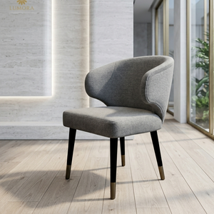 Silla de Comedor Ergonómica Moderna Leander con Estructura de Madera Maciza y Diseño Estable, Diseño Simple para Sala de Estar y Bar en Casa - Product Image 5