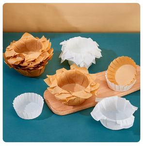 Cases à gâteaux Gobelets en papier Fournitures Gobelets à muffins jetables, Doublures à cupcakes en papier anti-graisse Doublures à gâteau au fromage <span class=keywords><strong>basque</strong></span> - Product Image 2