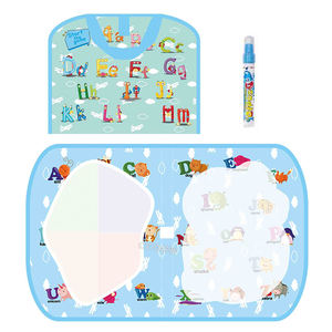 新款水帆布Alphanum绘图垫，带钢笔儿童益智玩具 - Product Image 2