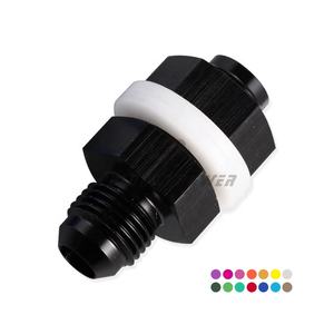 Unité de carburant évasée AN10 de haute qualité, 20 pièces, tête en vrac adaptée au lave-linge à téflon et écrou noir - Product Image 1