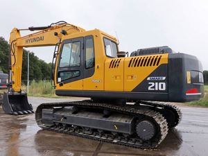 รถขุดตีนตะขาบ HYUNDAI 210 ของแท้จากเกาหลี ชั่วโมงการทำงานต่ำ คุณภาพสูง รถขุดไฮดรอลิก - Product Image 3