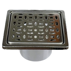 Ống thoát sàn thiết kế truyền thống, chống mùi, chống ăn mòn, dễ vệ sinh, họa tiết đồng tiền Tongbao, dùng cho nhà tắm, nhà để xe - Product Image 1