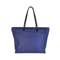 Tas Kanvas Lipat Bordir OEM Sedex Bsci LadyFashion, Tas Jinjing Kasual Laptop, Penutup Tali Serut, Tas Belanja Etnik