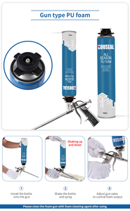 <span class=keywords><strong>Adhesivo</strong></span> de Espuma de Poliuretano Personalizado de Fabricación Propia HOUSEAL para Construcción General, Uso en Todas las Estaciones - Product Image 2