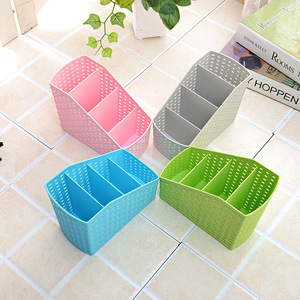 أزياء متعددة الوظائف انقاذ الفضاء شبه منحرف متعددة الشبكة البلاستيك الروطان المطبخ سلة التخزين - Product Image 4