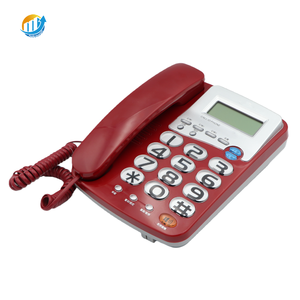 Téléphone fixe à gros chiffres pour personnes âgées, haut-parleur amplifié, téléphone à bouton pour personnes âgées avec des chiffres importants - Product Image 1