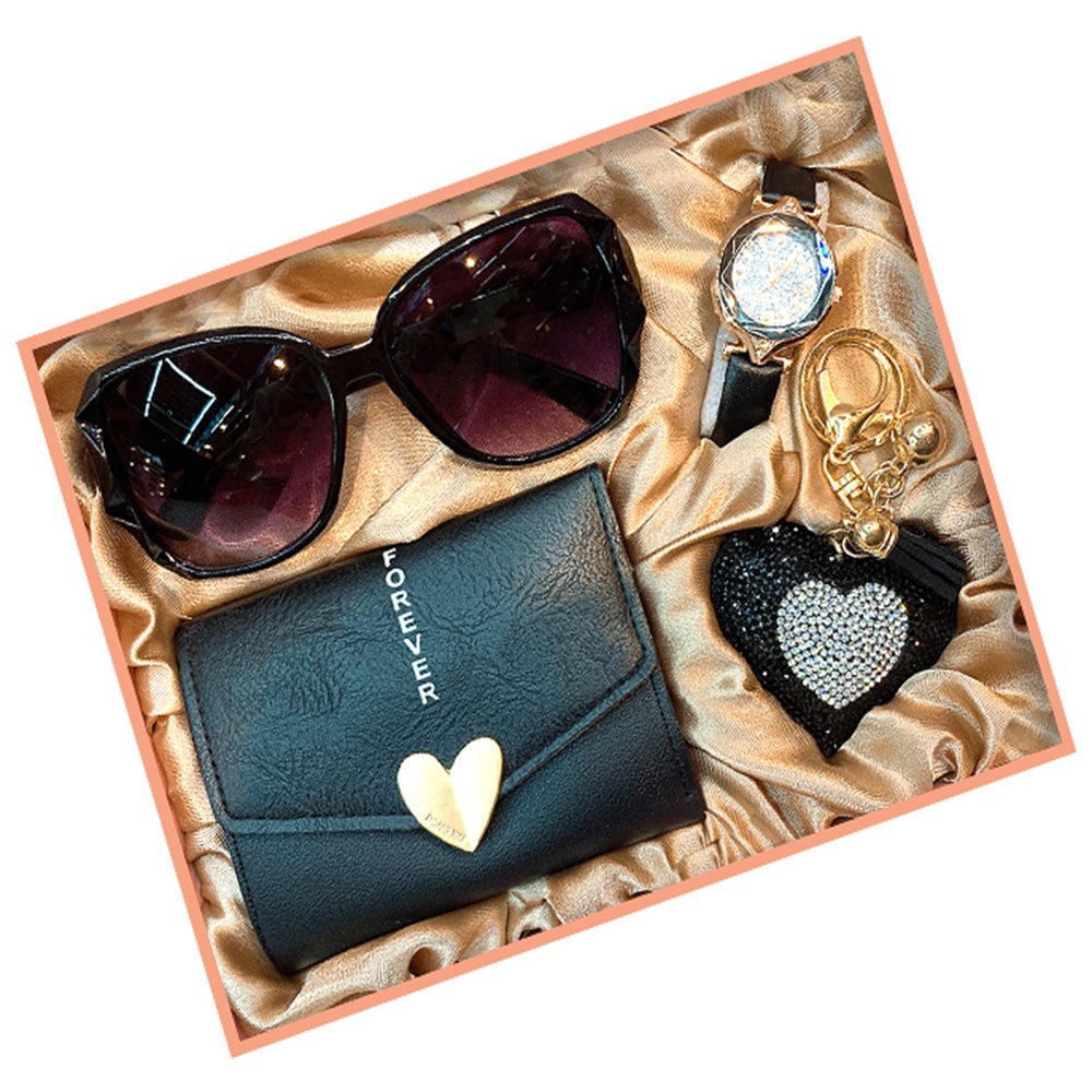 Square black 4 piece set
