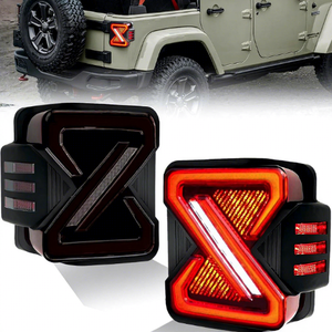 ไฟท้าย LED & ไฟเบรค/ชุดดัดแปลงย้อนแสงสำหรับ JEEP Wrangler <span class=keywords><strong>JL</strong></span> (รุ่น2018-2025)-สว่างมากติดตั้งง่าย - Product Image 1