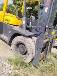 รถยกมือสอง TCM 10ตันทนทานเสาที่เชื่อถือได้ FD100ไฮดรอลิกส์ที่แข็งแกร่งดีเซลเรียบ - Product Image 6