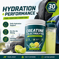 Greenpie OEM Private Label Créatine Monohydrate Poudre d'Électrolytes Nutrition Sportive Mélange de Boisson Hydratante Complément Alimentaire