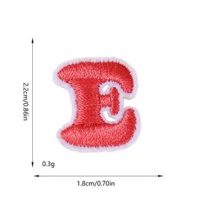 Parche Bordado Termoadhesivo de 2.2 cm con Letras Mini Coloridas - Product Image 6