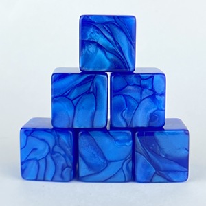 16mm 6 Sided DIY Plastic <strong>Acrylic</strong> Blank Custom Cubes Dice Blank For Study Square Corner For Custom UV Printing And Engraved - Product Image 5
