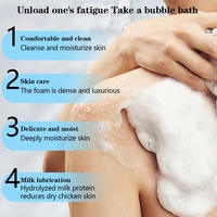 Crème de Bain Lactée Éclaircissante et Hydratante Anti-Bactérienne 450ml – Soin Corporel Végétalien Nourrissant, Apaisant et Hydratant – Marque Privée