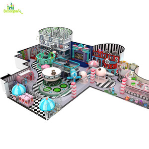 Équipement de parc d'attractions, aire de jeux intérieure souple pour enfants en plastique avec toboggan - Product Image 2