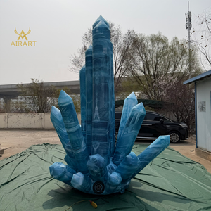 Colonne de glace/cristal gonflable bleue pour <span class=keywords><strong>musée</strong></span> des sciences et de la technologie, exposition sur le thème préhistorique - Product Image 5
