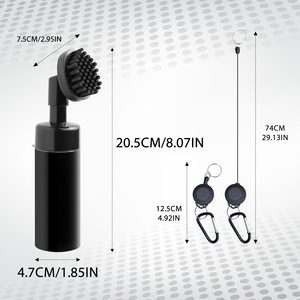 Brosse de nettoyage pour clubs de golf, brosse à pulvérisation portable pour usage extérieur, couleurs noir, rouge, blanc, bleu, vert, BH021 - Product Image 2