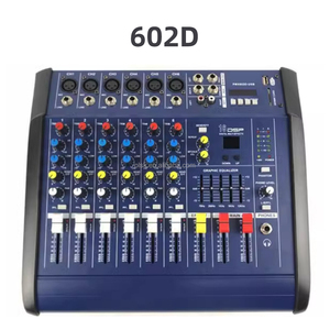 CLAVAX 250 602D 802D 1202D <span class=keywords><strong>Mini</strong></span> mezclador de sonido con amplificador BT USB 1EQ ecualizador 16 efectos DSP W * 2CH - Product Image 2