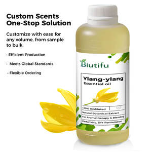 Huile essentielle d'extrait de plante Huile d'ylang-ylang Biologique Non diluée Distillée à la vapeur pour la relaxation Soulagement du stress Ambiance romantique - Product Image 3
