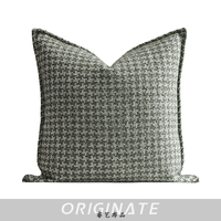 RUIYI Style nordique carré housse de coussin et taie d'oreiller couture de haute qualité pur coton en gros pour la maison et l'hôtel