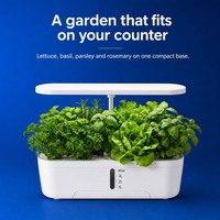 Système de culture hydroponique intelligent, kit de jardinage d'intérieur, jardinière sans terre pour la culture de légumes, herbes et verdure sur comptoir de cuisine