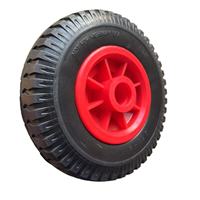 Roue pneumatique gonflable pour chariot de manutention, roue à roulement pneumatique en caoutchouc à gorge profonde pour la manutention en entrepôt