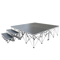 Système de scène modulaire en aluminium, scène mobile pour mariages, spectacles, expositions, événements musicaux