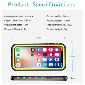 Coques de téléphone étanches et incassables Shellbox brevetées Ix/xs pour <span class=keywords><strong>iPhone</strong></span> X/xs Xs Max avec protection d'écran intégrée - Product Image 6