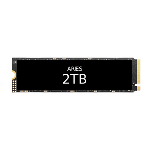 ไดรฟ์ ARES 2TB NVMe PCIe4.0, ชิป TLC ความเร็วสูง, เทคโนโลยี HMB, เหมาะสำหรับการจัดเก็บข้อมูลสำหรับการเล่นเกมบนเดสก์ท็อป - Product Image 1