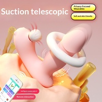 Jouet sexuel vibrant et rétractable chauffant Lexinwish USB, contrôlé par application, style lapin, pour femmes