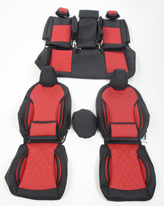 GANE25 <span class=keywords><strong>Tesla</strong></span> Housse de siège de voiture de luxe entièrement enveloppante en cuir, résistante aux chocs et à la saleté, toutes saisons, ensemble complet de 10 pièces - Product Image 4