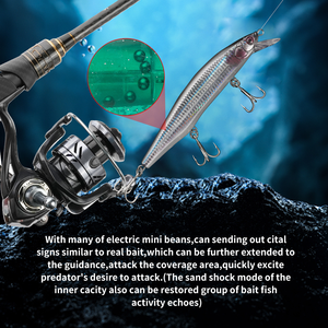 SNEDA 18cm 83g Flottant 3D Bionic Fish Eye Treble Hook avec leurre lourd, appât artificiel, leurres de pêche - Product Image 5