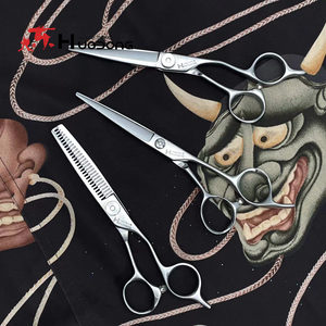 Tijeras Profesionales de Peluquería para Barbero, con Dientes Sin Costuras, para Estilizar, Entresacar y Cortar, con Espalda de Espada - Product Image 4