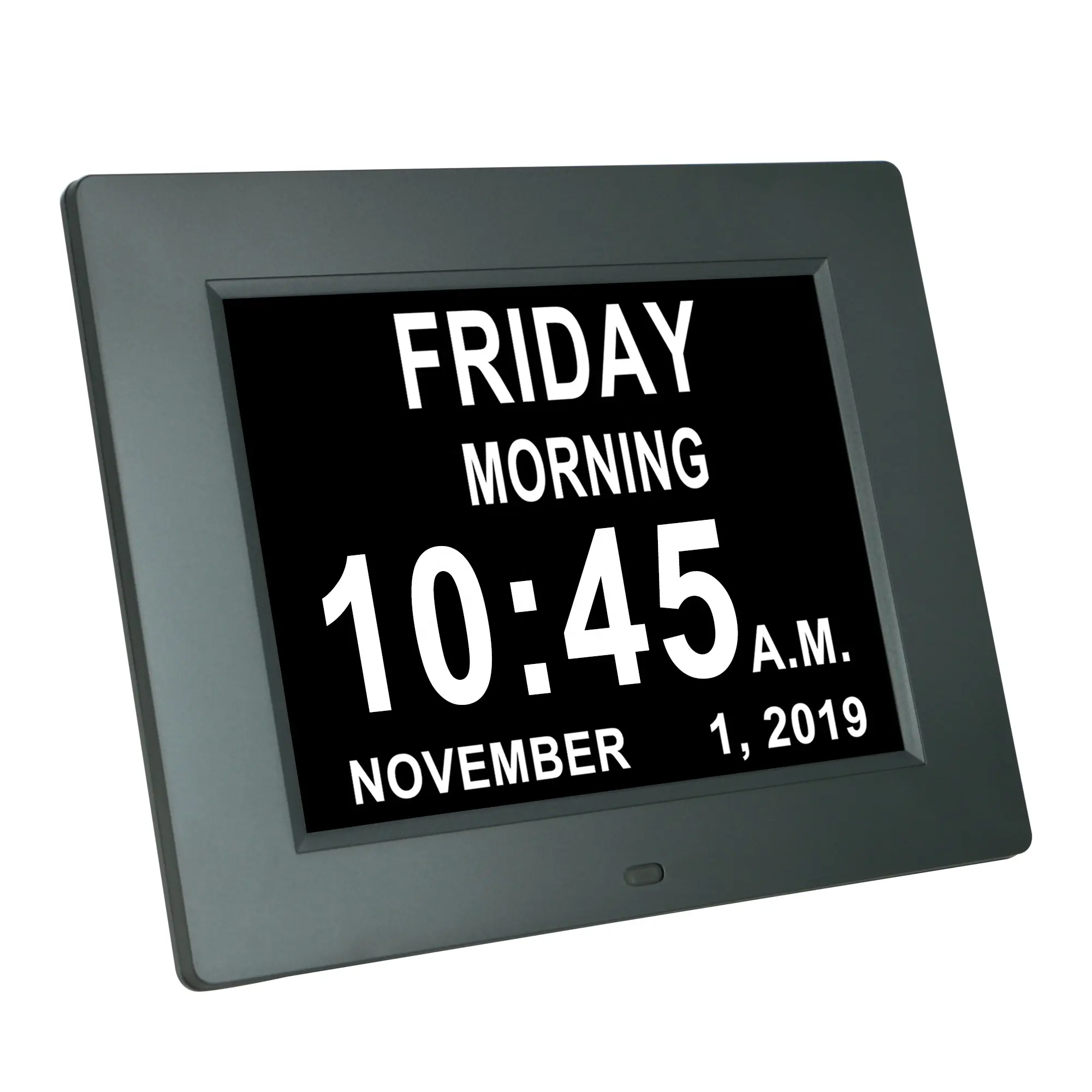 Factory Price Time Year Full Word Desktop 8 Inch Digital Day Clock For Dementia DDC8009