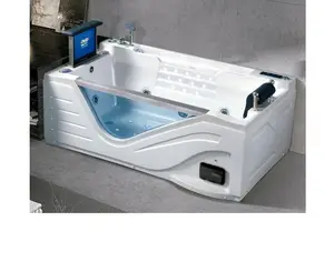Fanwin Custom CE белая Современная Ванна с гидромассажем, спа, для отдыха в помещении, отдельно стоящая массажная ванна с водопадом