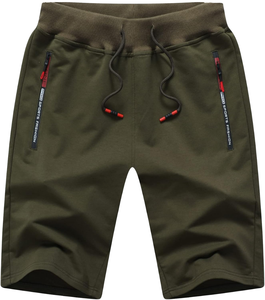 Pantalones Cortos Deportivos de Lona para Hombre, Estilo Hip Hop, Transpirables, 100% Algodón, Capri, Secado Rápido, Talla Grande, Holgados, Corte Casual - Product Image 4