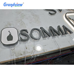 Programable personalizado Feliz cumpleaños logo Led Panel Sign Frame Marquee Message Board Sign Bottle Presenter con hora - Product Image 2