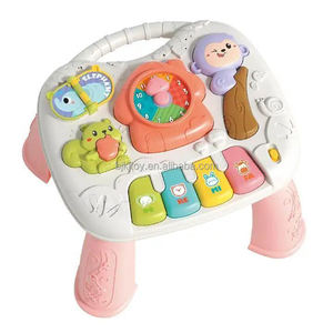 Centre d'activités d'apprentissage musical multifonctionnel Jouet en plastique pour bébé de 6 12 <span class=keywords><strong>18</strong></span> <span class=keywords><strong>mois</strong></span> Table de <span class=keywords><strong>jeu</strong></span> - Product Image 3