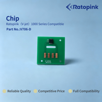 Puce de solvant Ratopink V706-D, remplacement pour imprimante CIJ V-jet série 1000 1210/1220/1510/1520/1610/1620
