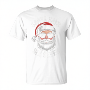 Camiseta Six Seven Christmas 2025 Gen Alpha Meme Santa Says - Product Image 2