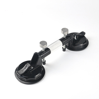 Tensor de vacío manual portátil de aleación de aluminio de 123 mm con ventosa para almacenamiento de hardware, ajustable