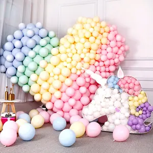 TaoLe ayı balon 10 inç lateks helyum yuvarlak balon Macaron Pastel renk balonlar parti dekorasyon